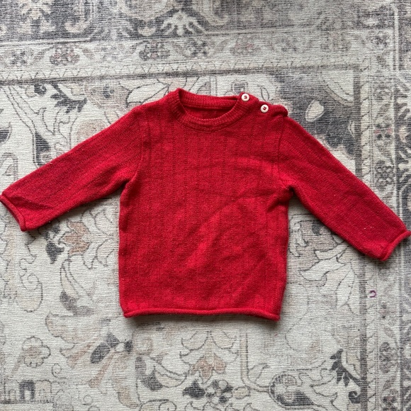 Disana Children’s Ribbed Wool Jumper - Picture 1 of 3